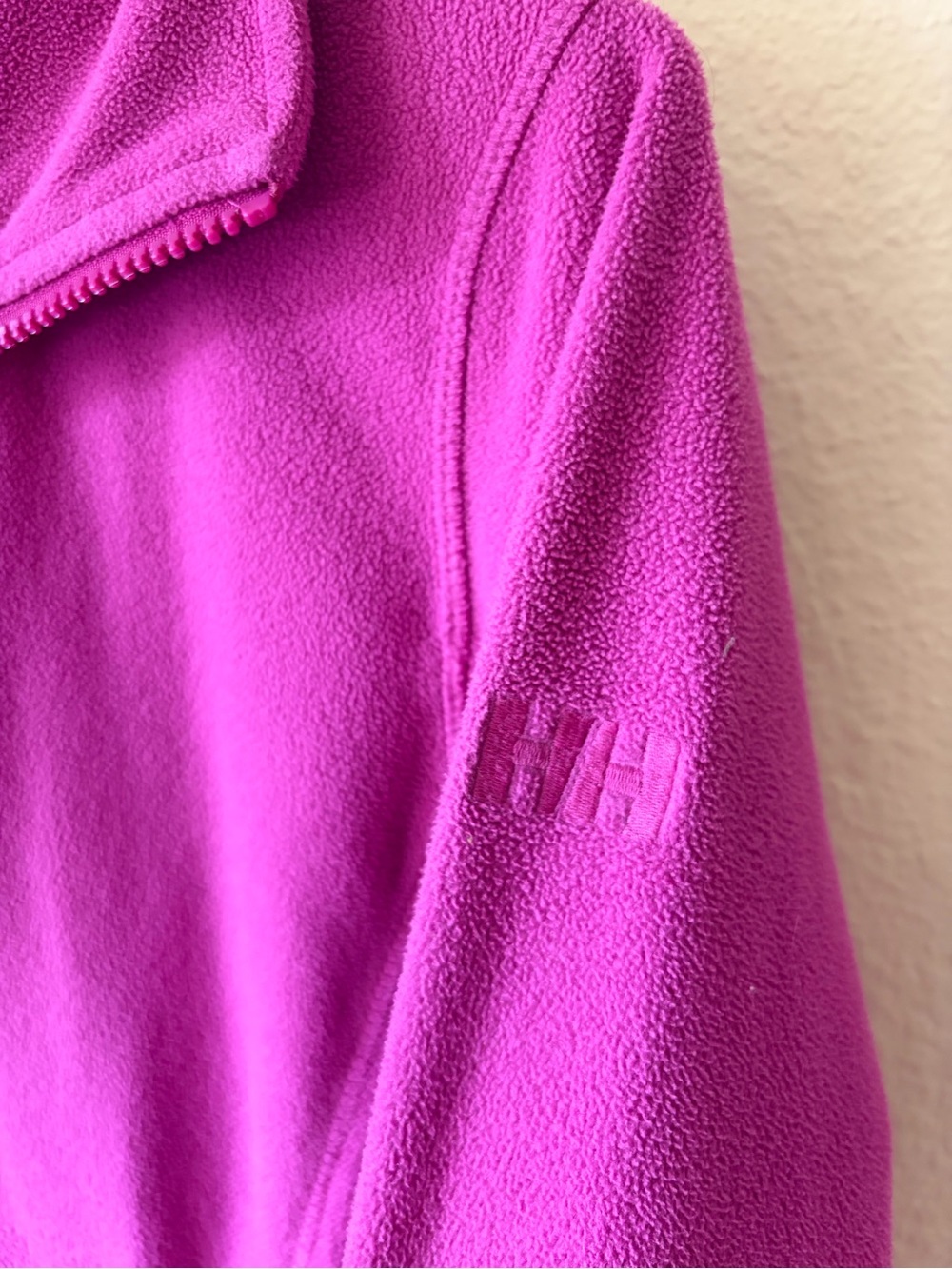 Helly Hansen Pink Fleece Jacket Full Zip Lightweight Outdoor Y2K Gorpcore - Picture 5 of 10
